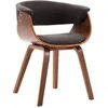 Image de Chaise De Salle Ã Manger Avec Accoudoirs Gris Tissu