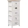 Image de Armoire latÃ©rale 5 tiroirs en paulownia, durable, pratique pour rangement dÃ©coratif.