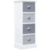 Image de vidaXL Armoire latÃ©rale 35x30x90 cm Bois de Paulownia