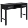 Image de Table Console Noir 110x45x76 Cm Bois