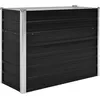 Image de Vidaxl Lit SurÃ©levÃ© De Jardin Anthracite 100x40x77 Cm Acier GalvanisÃ©