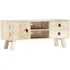 Image de vidaXL Meuble TV 110 x 30 x 44 cm Bois massif de manguier