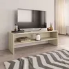 Image de Meuble Tv 1 ÃtagÃ¨re 120 X 40 X 40 Cm ChÃªne Sonoma Bois ContreplaquÃ©