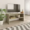 Image de vidaXL Meuble TV ChÃªne sonoma 80 x 40 x 40 cm AgglomÃ©rÃ©