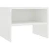 Image de Cabinet de Chevet avec Design Anti-Tip & Rangement Ouvert Blanc 40x30x30 cm Bois ComposÃ©