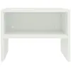 Image de Etagères murales VidaXL  Table de chevet  Bois d'ingénierie Blanc 40x30x30 cm P31599753