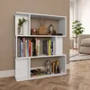 Image de vidaXL BibliothÃ¨que/Cloison Blanc 80x24x96 cm Bois d'ingÃ©nierie