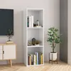 Image de BibliothÃ¨que/Meuble Tv Blanc 36 X 30 X 114 Cm AgglomÃ©rÃ©