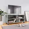 Image de vidaXL Meuble TV avec roulettes Gris bÃ©ton 90x35x35 cm Bois ingÃ©nierie
