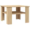 Image de Table basse chÃ¨ne sonoma 60 x 60 x 42 cm AgglomÃ©rÃ© - vidaXL