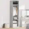 Image de vidaXL Garde-robe Gris bÃ©ton 50x50x200 cm Bois d'ingÃ©nierie