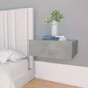 Image de vidaXL Table de chevet flottante Gris bÃ©ton Bois d'ingÃ©nierie