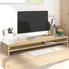 Image de vidaXL Support de moniteur ChÃªne Sonoma 100 x 24 x 13 cm AgglomÃ©rÃ©