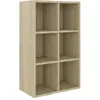 Image de BibliothÃ¨que/Buffet ChÃªne sonoma 66x30x97,8 cm AgglomÃ©rÃ© - VidaXL