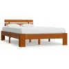Image de vidaXL Cadre de lit sans matelas marron miel 120x200 cm pin massif
