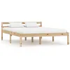 Image de vidaXL Cadre de lit Bois de pin massif 120 x 200 cm