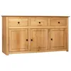 Image de Buffet 135x40x80 Cm Pin Solide Assortiment Panama