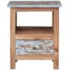 Image de Tables de chevet VidaXL  Table de chevet  41x30x50 cm Bois d'acajou massif marron P31599673