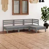 Image de Chaises de bar 4 pcs Gris foncÃ© Tissu