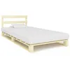 Image de vidaXL Cadre de lit de palette sans matelas bois massif pin 100x200 cm