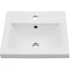 Image de vidaXL Lavabo encastrÃ© 42 x 39 x 18 cm CÃ©ramique Blanc