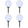 Image de 4 pcs Lampes d'allÃ©e d'extÃ©rieur Ã  LED 30 cm et piquet au sol vidaXL vidaXL