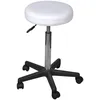 Image de 2 Pcs Tabourets De Bureau Blanc 35,5x98 Cm Similicuir