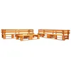 Image de Vidaxl CanapÃ©s De Jardin Palette 6 Pcs Bois Marron Miel