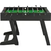 Image de Table De Football Pliante 121 X 61 X 80 Cm Noir