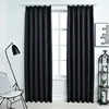 Image de Vidaxl Rideaux Occultants Avec Crochets 2 Pcs Noir 140x175 Cm