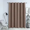 Image de Vidaxl Rideau Occultant Avec Anneaux En MÃ©tal Taupe 290x245 Cm