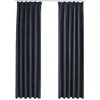 Image de Vidaxl Rideaux Occultants Avec Crochets 2 Pcs Anthracite 140x175 Cm