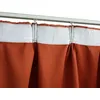 Image de Vidaxl Rideaux Occultants Avec Crochets 2 Pcs Rouille 140x175 Cm