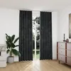 Image de Vidaxl Rideaux Occultants Et Crochet 2pcs Velours Anthracite 140x245cm