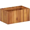 Image de Vidaxl Lit SurÃ©levÃ© De Jardin 50x30x25 Cm Bois Massif D'acacia