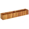Image de Vidaxl Lit SurÃ©levÃ© De Jardin 150x30x25 Cm Bois Massif D'acacia