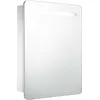 Image de vidaXL Armoire de salle de bain Ã  miroir LED 60x11x80 cm