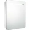 Image de vidaXL Armoire de salle de bain Ã  miroir LED 68x9x80 cm