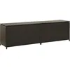 Image de Vidaxl BoÃ®te De Rangement De Jardin RÃ©sine TressÃ©e 200x50x60 Cm Marron