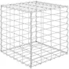 Image de Vidaxl Lit SurÃ©levÃ© Cube Ã Gabion Fil D'acier 40x40x40 Cm