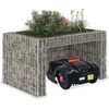 Image de vidaXL Garage tondeuse Ã  gazon lit surÃ©levÃ© 110x80x60 cm Fil en acier