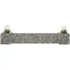 Image de Vidaxl JardiniÃ¨re Ã Gabion En H Fil D'acier 260x40x40 Cm