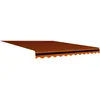 Image de Vidaxl Toile D'auvent Orange Et Marron 350x250 Cm