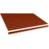 Image de Vidaxl Toile D'auvent Orange Et Marron 500x300 Cm