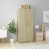Image de Vidaxl Garde-Robe ChÃªne Sonoma 80x52x180 Cm Bois DâIngÃ©nierie