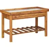 Image de Vidaxl Table De Jardin Avec Dessus En Zinc Bois Solide D'acacia