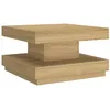Image de vidaXL Table basse Marron clair 60x60x35 cm MDF
