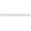 Image de vidaXL Paravent 9 panneaux Tissu 1200 x 80 cm Blanc sable