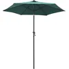 Image de vidaXL Parasol Vert 200x211 cm Aluminium