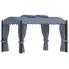 Image de Prolenta Premium - Tonnelle Avec Rideaux 3x4 M Anthracite Acier